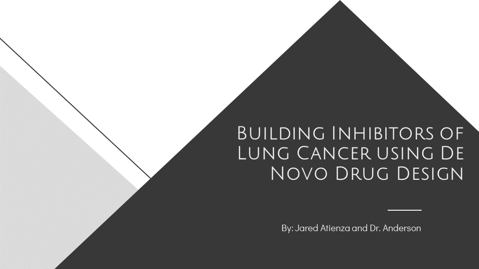 Building Inhibitors of Lung Cancer Using De Novo Drug Design Poster