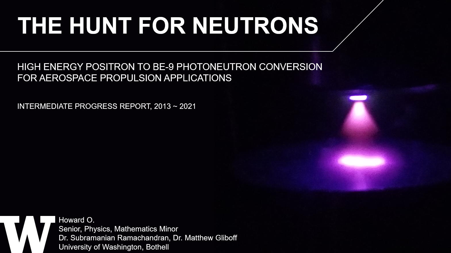 The Hunt for Neutrons: High Energy Positron to Be-9 Photoneutron Conversion for Aerospace Propulsion Applications Poster