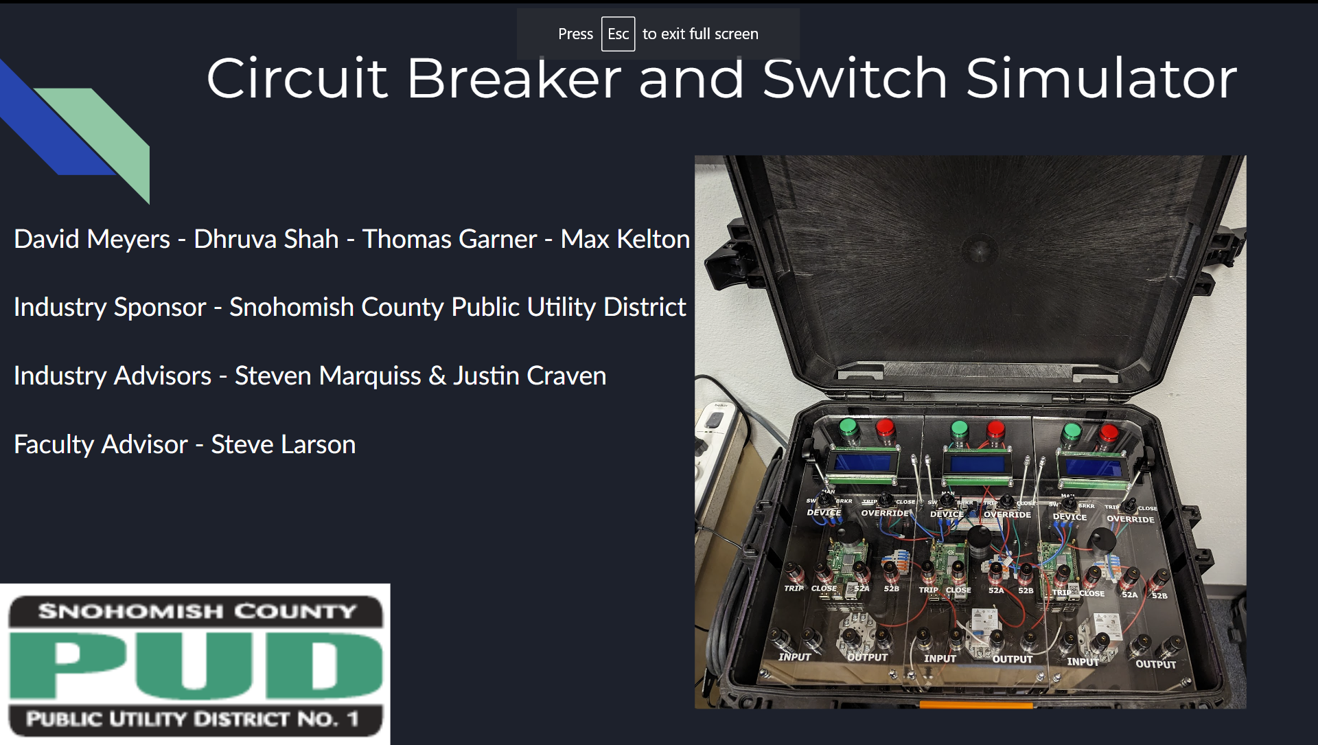 Circuit Breaker Simulator Poster